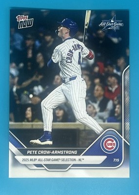 2025 All-Star Game MLB Topps NOW ASG-PCA Pete Crow-Armstrong Chicago Cubs