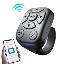 Tik-tok Remote Ring Auto Camera Shutter Smart Page Turner Bluetooth Scrolling 1x