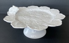 William Sonoma Bordello Pinheiro Bunny Cake Stand 5”H X 13" W Portugal HTF