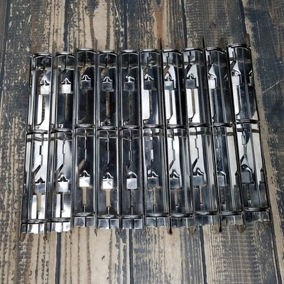 LOT 10 Masters Products CHROME Desktop Catalog Rack 1'' Ring Inserts Post Holder