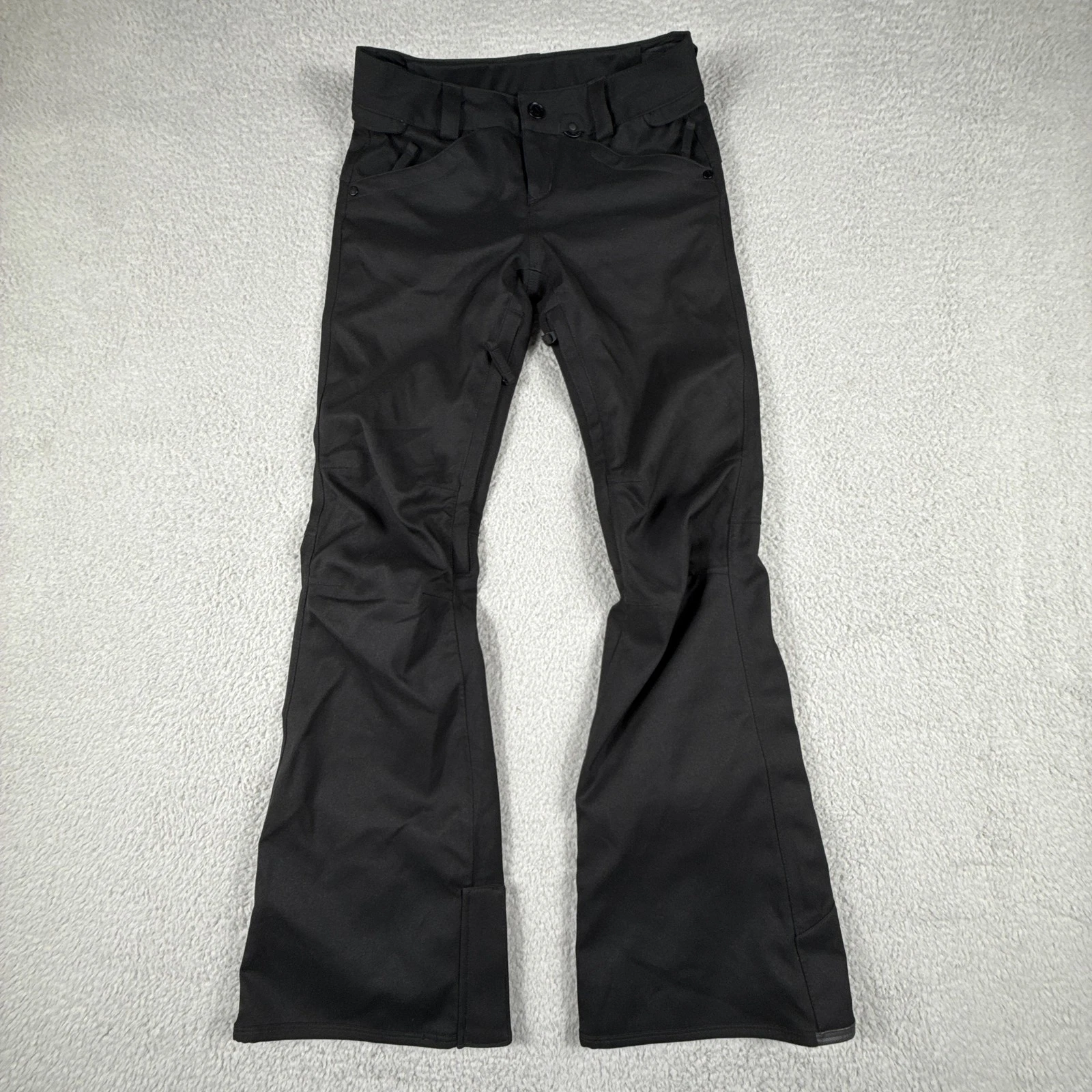Volcom Snow Pants Womens XS Black Stretch Slim Fit 15K Waterproof Ski Snowboard