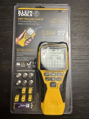 Klein Tools Scout Pro 3 Cable Tester Tests Rj45 Rj11 And Coax