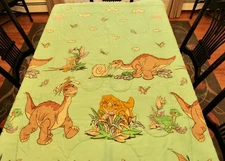 The Land Before Time twin comforter bedspread blanket vintage 1997 Little Foot