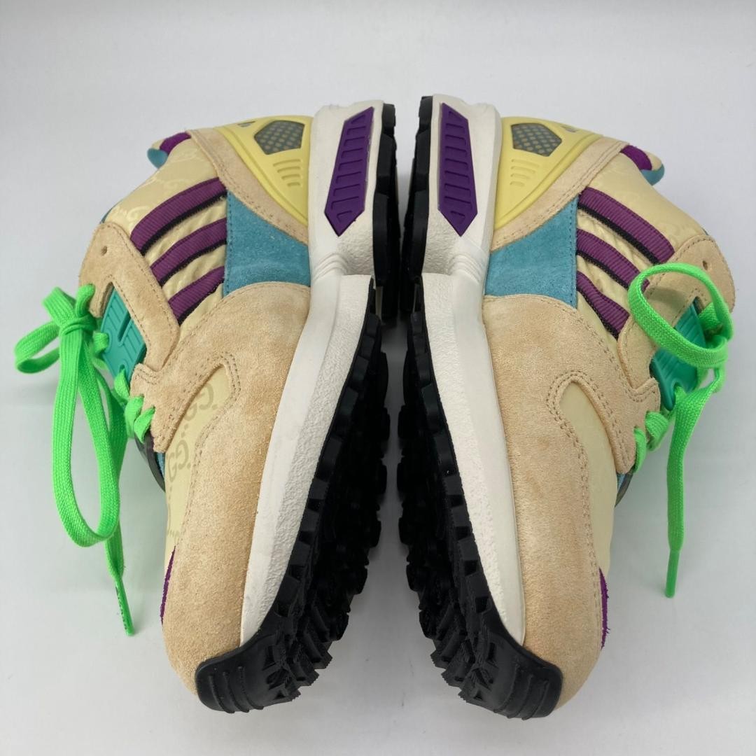 Auth Gucci Leather Lace Up Low cut Sneakers Beige Logo EU36 US6 UK3 Women thumbnail 22