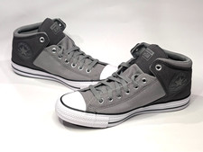 Converse CTAS High Street Grey/White Men's Mid Top Sneakers-Asst Sz NWB A17943F