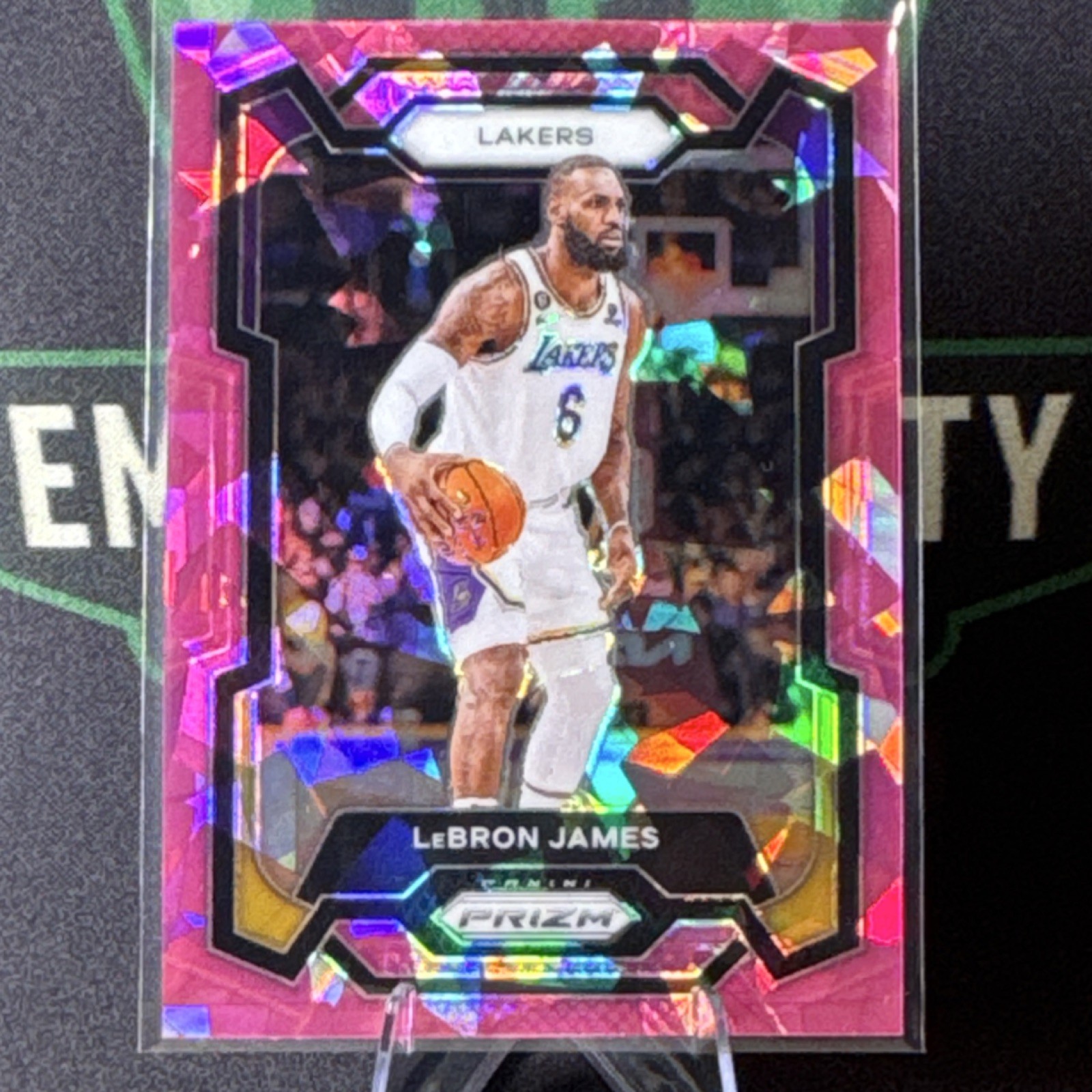 Panini 2023-24 Prizm LeBron James Pink Ice Prizm #63 Los Angeles Lakers