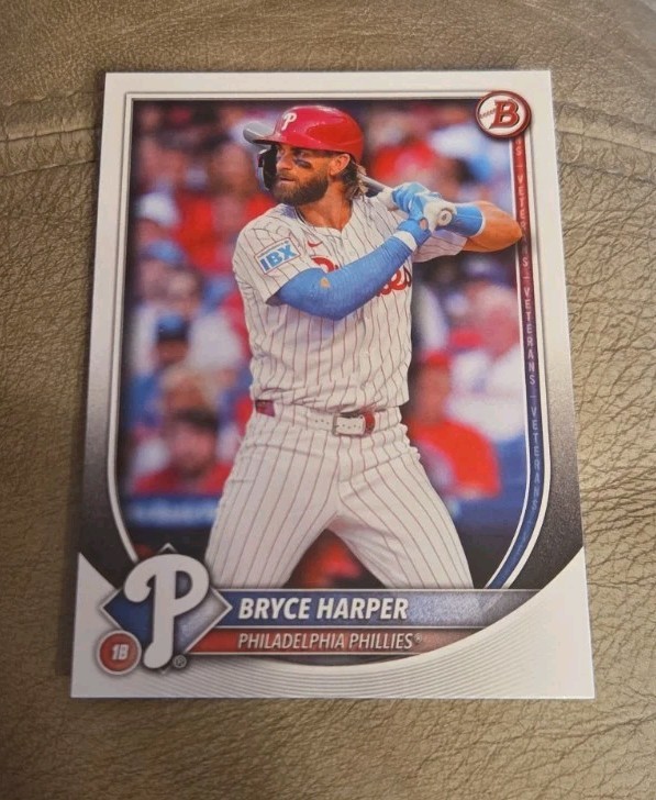 2025 Bowman #3 Bryce Harper Philadelphia Phillies