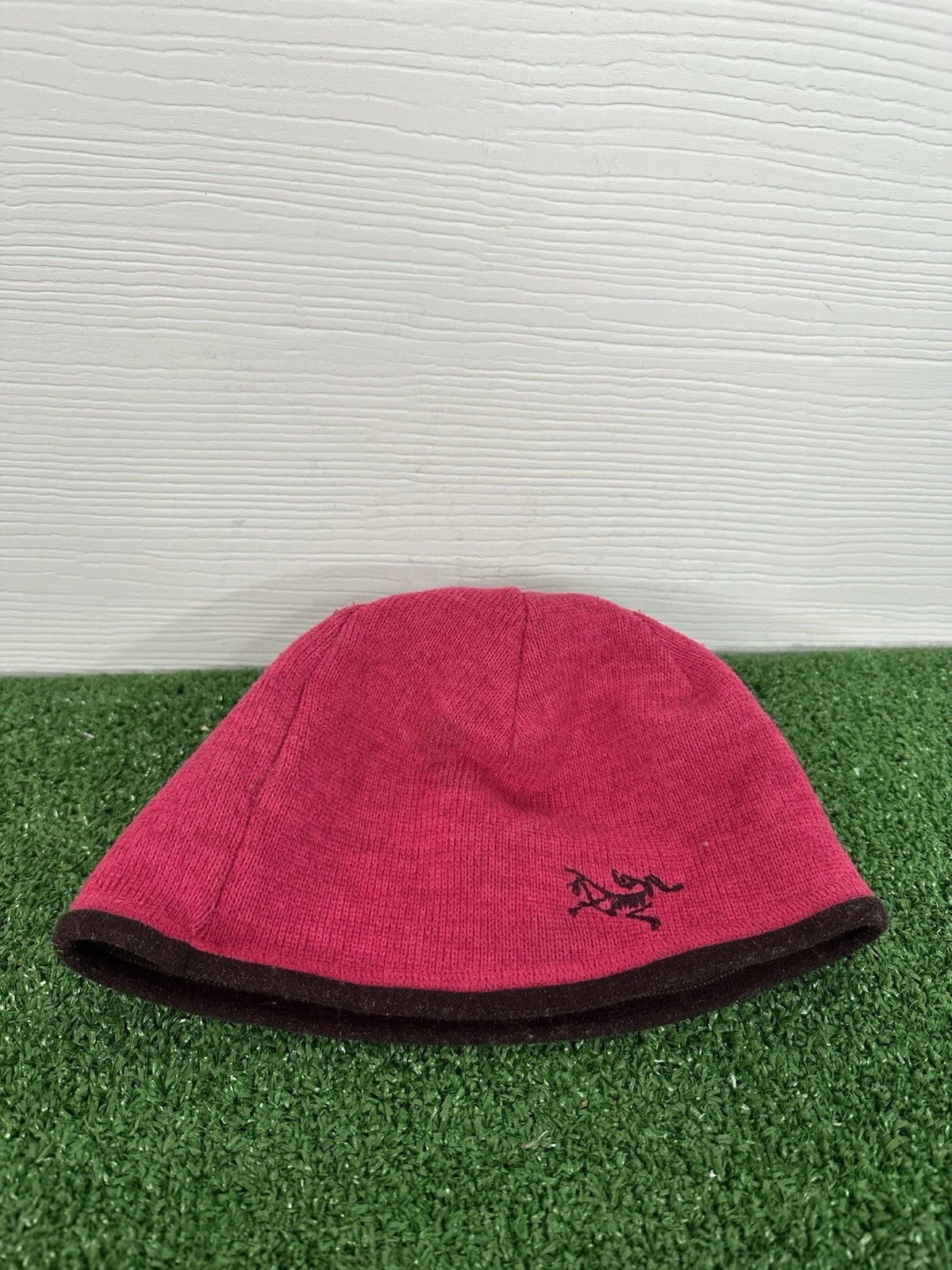 Arcteryx Pink Polartec Fleece Beanie Hat Skull Cap Pink