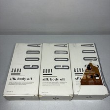 3 New Goda Silk Body Oil, Pheromone Infused, 50 mL Each, Damaged Boxes