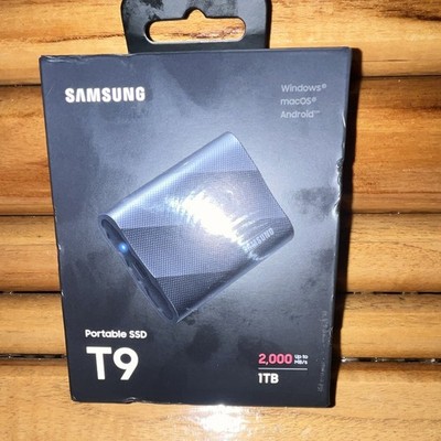 Samsung Portable SSD T9 1TB External USB-C USB 3.2 Gen 2x2 2000MB/s