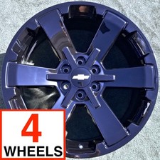 New 2000-2020 Chevrolet Suburban 22 inch Black Wheels OEM Factory GM Style Set