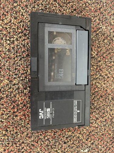 JVC C-P7U PlayPak Motorized VHS-C To VHS Converter Cassette Adapter SVHS