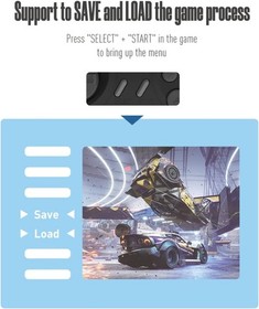 16bit Video Game Console, Special Built in 1913 Classic Sega NES Games, 4K HD TV