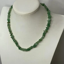 Blue tropical necklace dyed stone turquoise teal barrel clasp beach holiday