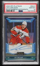 2024 O-Pee-Chee Platinum Blue Rainbow Leo Carlsson #BA-LC PSA 10 GEM MT Auto 6oa