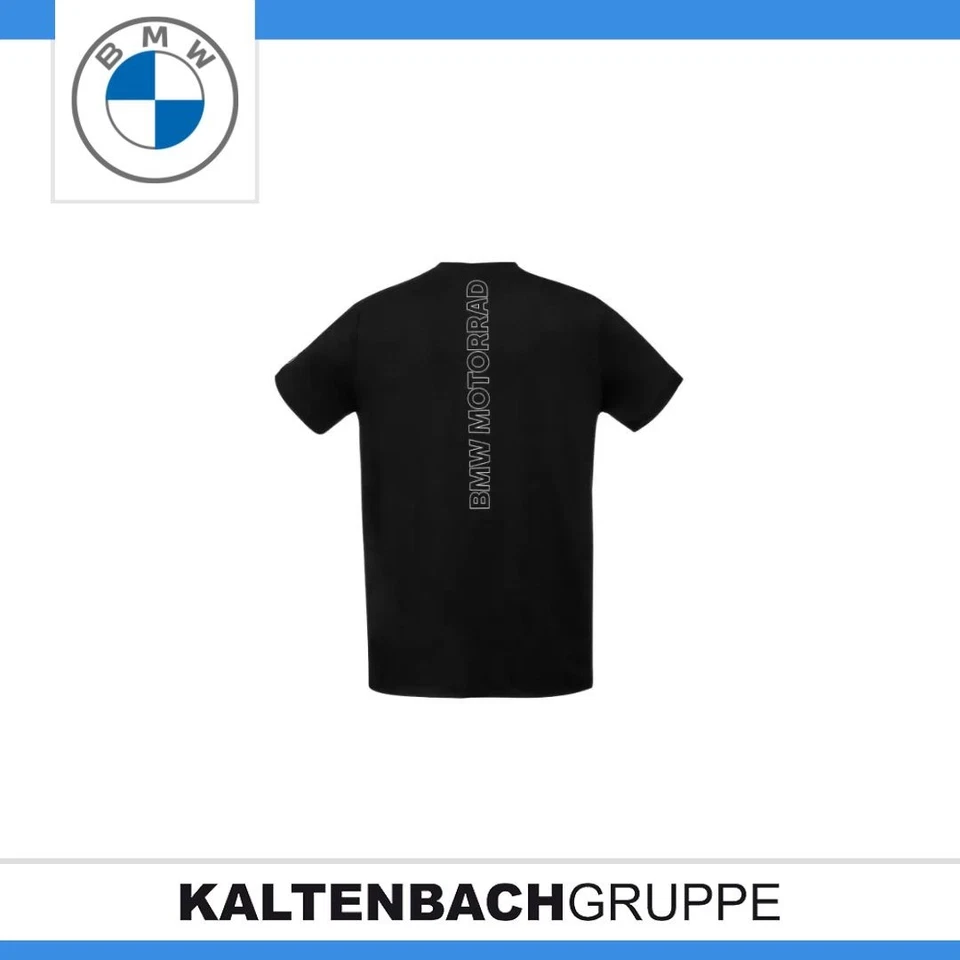 原装宝马摩托车 T 恤 Make Life A Ride 男式黑色 — 第 2/3 张图片