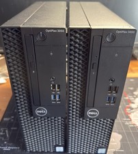 (2) Dell OptiPlex 3050 SFF Desktop   i5-7500 ...