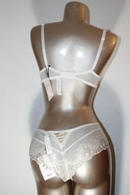 Aubade Paris Sample Joyau Eternel Beugel Off-White Lingerie Set with Jewel 34B S