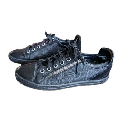 Louis Vuitton Graphite Black Damier Low Top Sneaker Leather  display picture 1