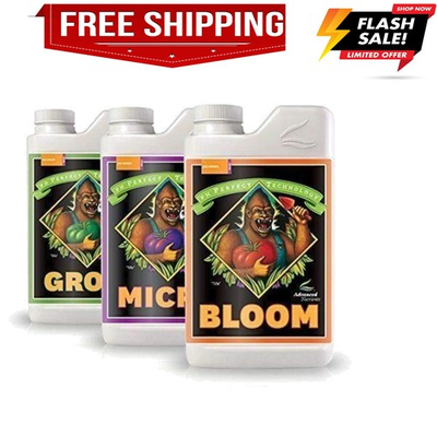 #ad #ad Grow Micro Bloom pH Perfect Bundle Set Combo Base Nutrient 1L $69.29