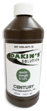 Dakin's Quarter Strength Wound Antimicrobial Cleanser, 16 oz Bottle, 1 Each