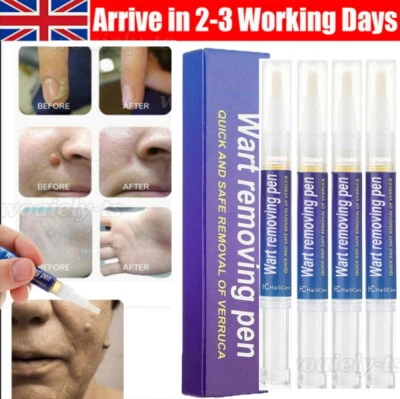 10/5PC 12 Hours Wart Remover Pen Skin Tag Mole Remover Eliminate Foot Corn Warts