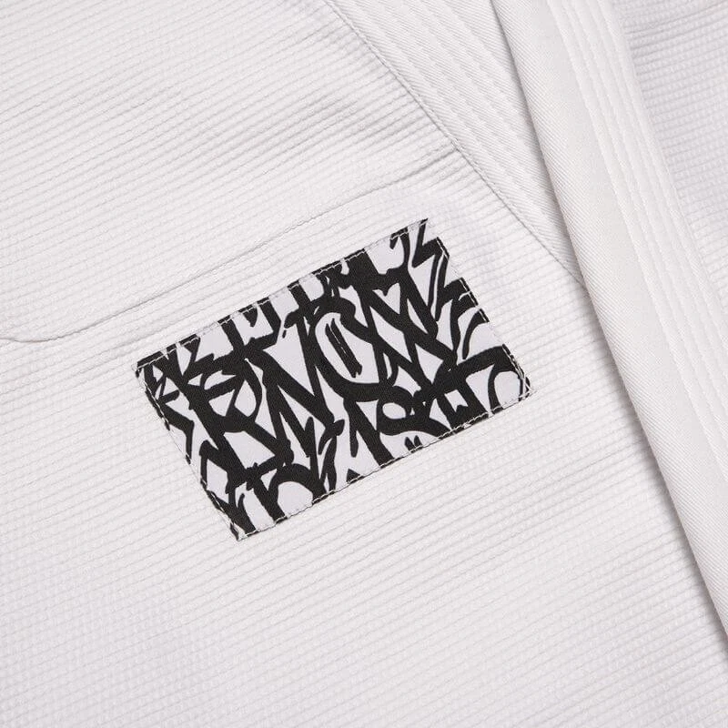 Shoyoroll RVCA Absolute King Lote 105 BJJ Gi Blanco | 450 GSM Kimono | Bolsa Gratis Foto 3 de 4
