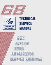 1968 AMC Factory Service Manual & AMX Supplement