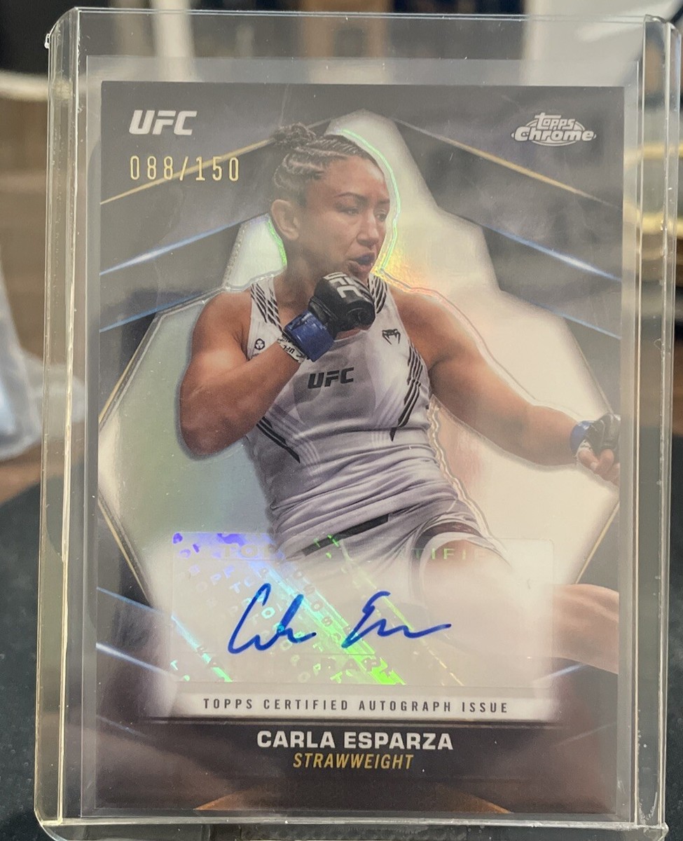 2024 Topps Chrome UFC Carla Esparza AUTO /150 #CVA-CES | eBay