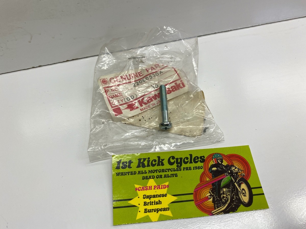 NOS OEM Kawasaki Z1 900 KZ Handlebar Switch Screw Panhead