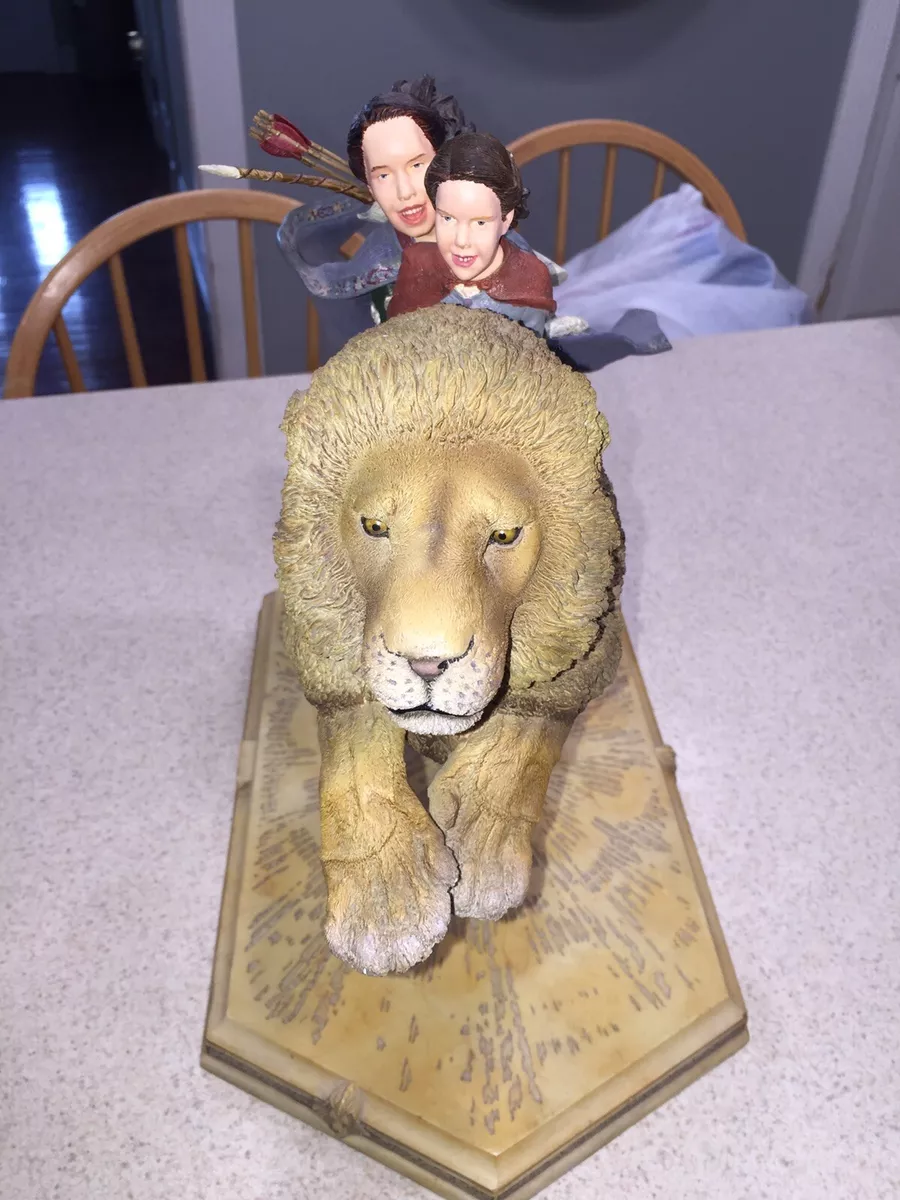 The Chronicles of Narnia: Girls on Aslan statue Disney #0881/3000 Greg Tozer