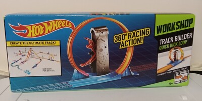 Hot Wheels Track Builder Quick Kick Loop Stunt BGX78 (2013) Mattel Unopened.