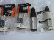 Peavy NJ3FC6- 1/4" Inline Lockin Total of Four New