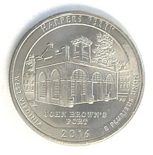 2016 Harper's Ferry Qtr- Uncirculated - Mint State - Free Shipping - #QQK