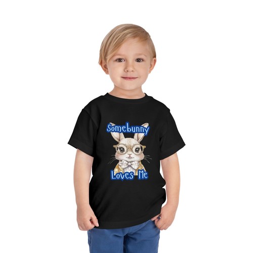 Cute Toddler Tee with Bunny Design, Easter Gift, Kids Casual Wear, Spring - Picture 3 of 43