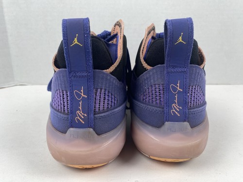 Nike Air Jordan 37 XXXVII scarpe basse fino all'alba lapislazzuli D74122-400 giovani 7 viola - Foto 6 di 17