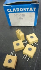 Clarostat 333X-5K Resistors (Pack of 5)