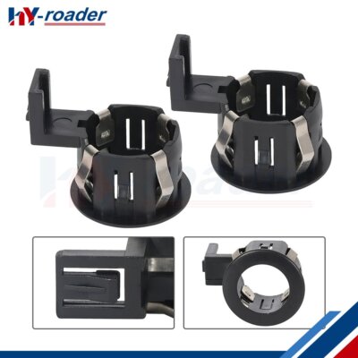 4-Pack Parking Sensor Retainers For Honda / Acura – Replaces 39681-TZ5-A01ZZ, Black, 3-Year Warranty
