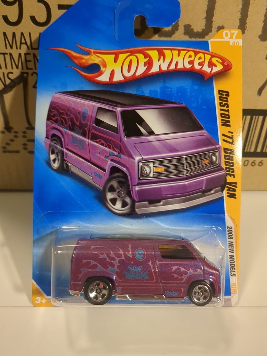 Hot Wheels 2008,Custom '77 Dodge Van #7/196, New Models 7/40,purple,L9922,1/64 | eBay Hot Wheels 2008,Custom '77 Dodge Van #7/196, New Models 7/40,purple,L9922,1/64 | eBay