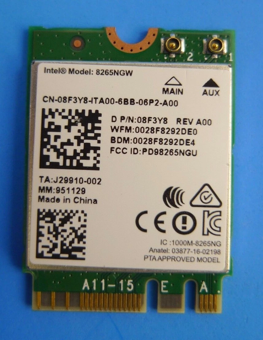 Carte Réseau PCI-Express Dell Wireless – CN-0GW073 – Low Profile – Occasion
