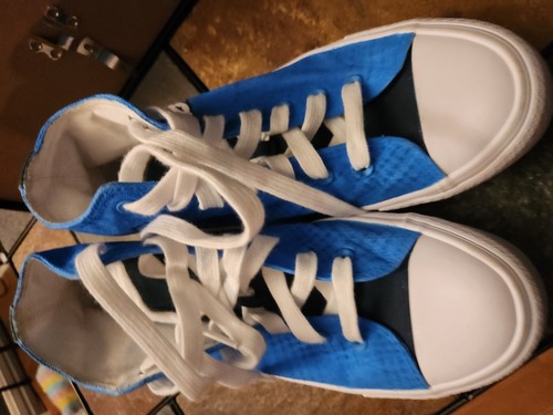 NCAA North Carolina Tar Heels Mid Top Canvas Shoes Size 8W UNC MARCH MADNESS #1 - Bild 11 von 14