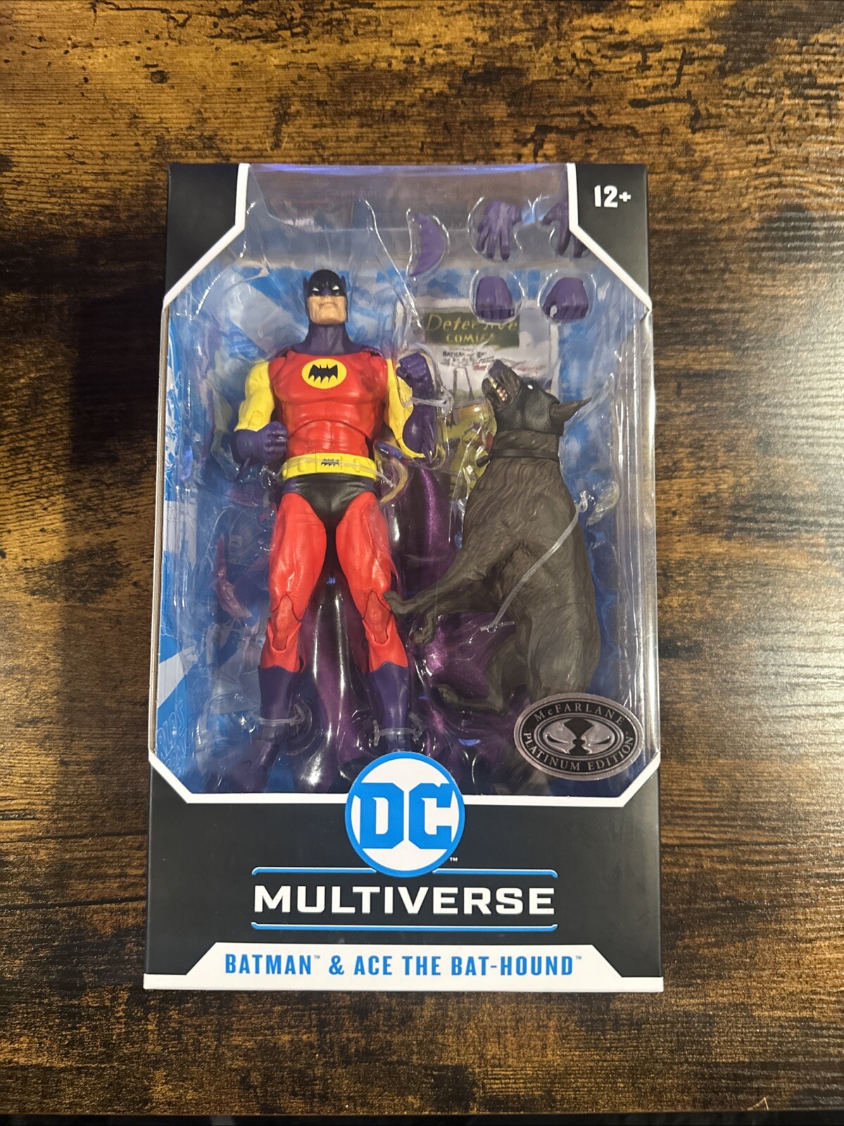 McFarlane DC Multiverse Batman & Ace The Bat-Hound Platinum Chase Figure