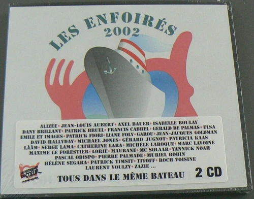CD - LES ENFOIRES 2002 - Tous Dans Le Même Bateau - NEUF sous Blister d'origine