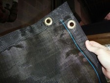 SUNBLOCK PET KENNEL COVER SHADE TARPS MUTILPLE SIZES   