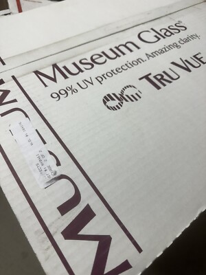 Tru Vue Museum Glass Lot Of 2 Sheets 8X10  99% UV 1% Reflection