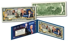DONALD TRUMP 2016 Presidential  * LIFE & TIMES * Genuine Legal Tender US $2 Bill