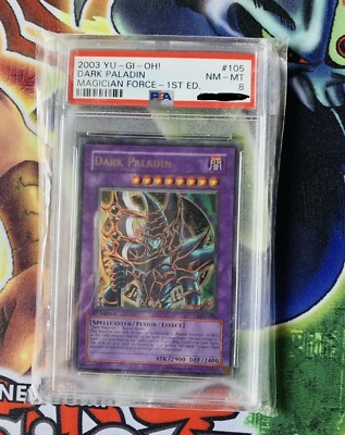   Dark Paladin Dunkler Paladin Ultra Rare MFC 1.Auflage PSA 8 NM / Mint Yugioh