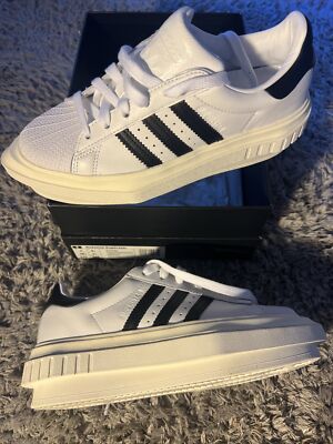 Adidas Beyonce Superstar FY7730 unisex Sneaker Leder Weiß, Größe 37,5 