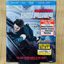 Mission: Impossible Ghost Protocol 3-Disc Blu-ray DVD And Digital Tom Cruise