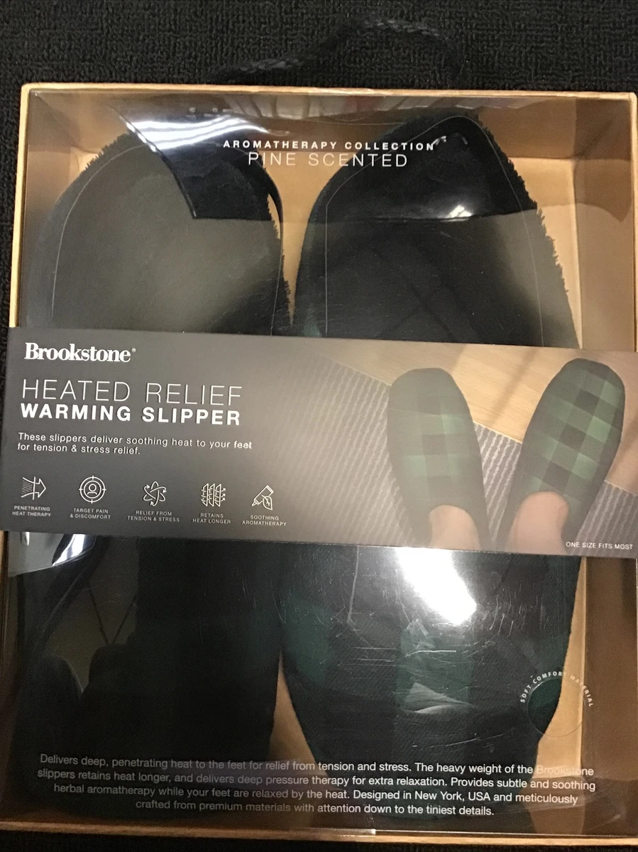 Brookstone Heated Slipper eBay
